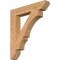 Ekena Millwork Balboa Slat Smooth Bracket, Western Red Cedar, 5 1/2"W x 34"D x 38"H BKT06X34X38BOA06SWR - alternate 1